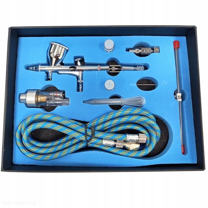 Aerograf AB-180K zestaw modelarski do malowania 4 dysze - 2