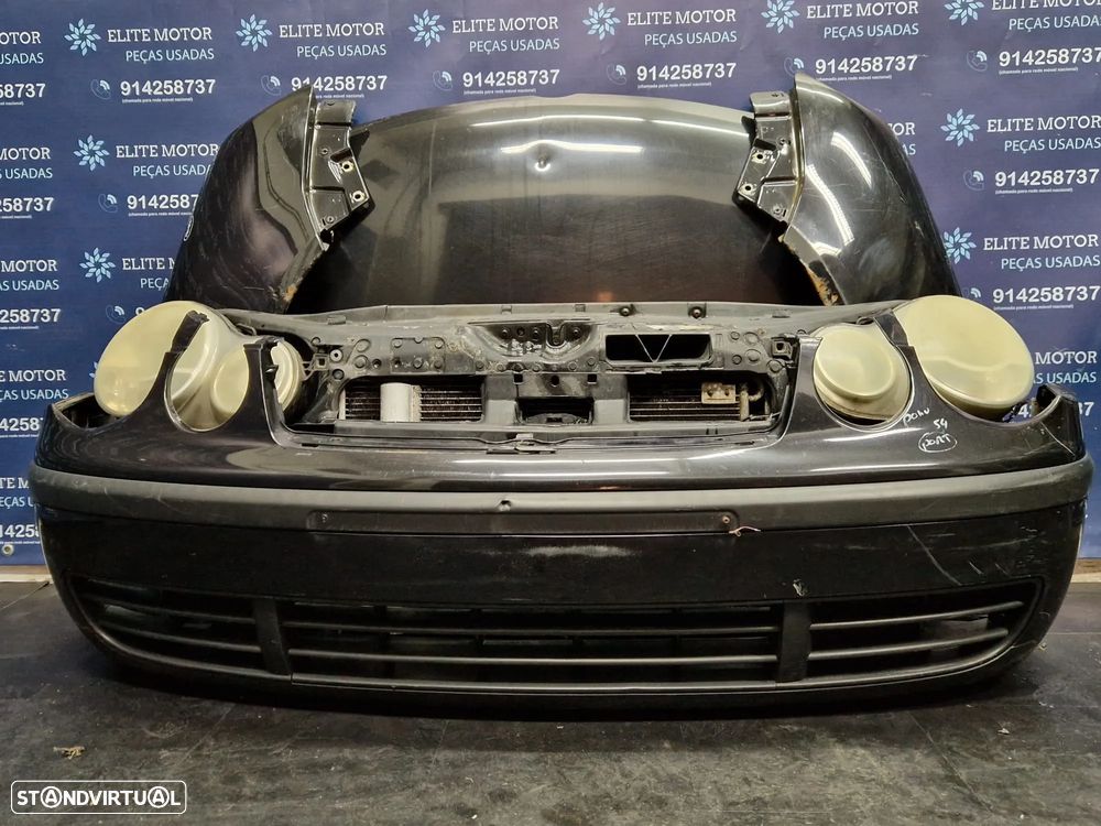 Frente completa usada VW POLO 9N 1.2 capot parachoques oticas radiadores - 4