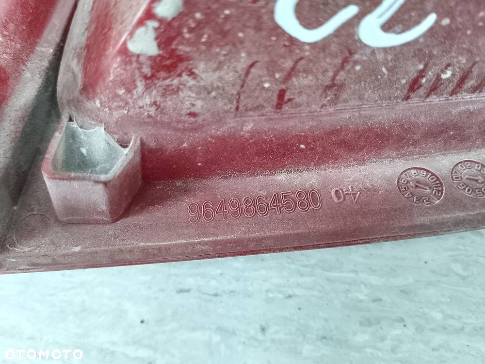 LAMPA TYLNA LEWA CITROEN C2 9649864580 HATCHBACK - 2