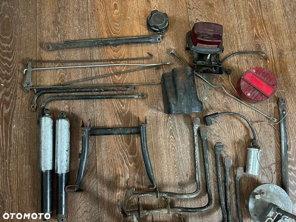 Części Simson S50 S51 Amortyzatory pedał hamulca Stopka Mocowanie Bęben - 5