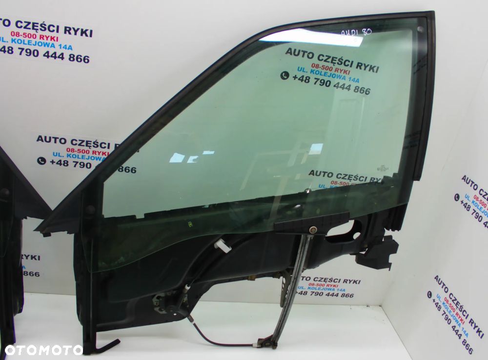 Audi 80 B3 Ramka drzwi szyba mechanizm podnoszenia szyby podnośnik - 2