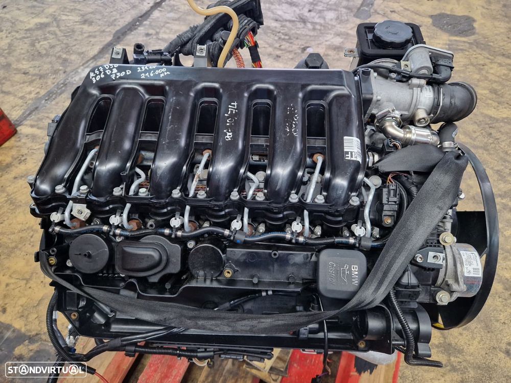 Motor usado M57 306D3 BMW 730D 231CV M57D30 530D X5 330D SWAP - 1
