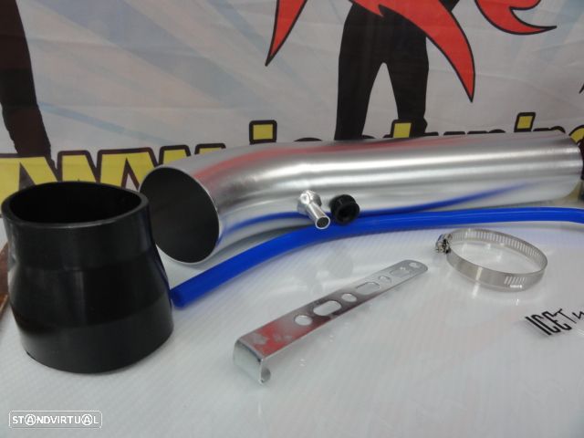 Kit admissão direta com tubo em alumínio + filtro de ar para Honda civic 92-00 (EG, EH, EJ, EK) - 9