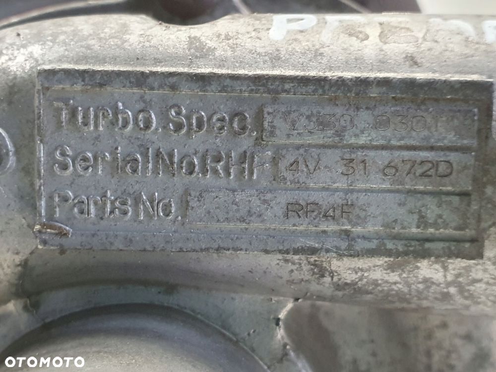TURBOSPRĘŻARKA Mazda Premacy 2.0 TD _ turbo VJ300301 - 11