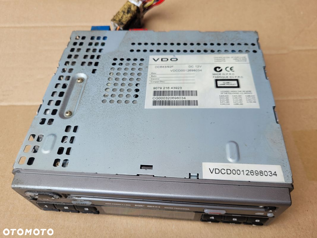 SUBARU FORESTER II SG RADIO CD DC643/92F - 3