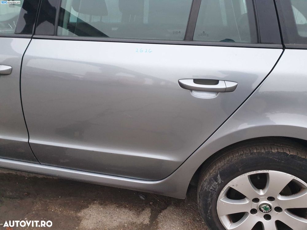 Usa Usi Portiera Portiere Stanga Spate Dezechipata Skoda Superb 2 Break Combi 2008 - 2015 Culoare LF8L 2G2G [K8905] - 1
