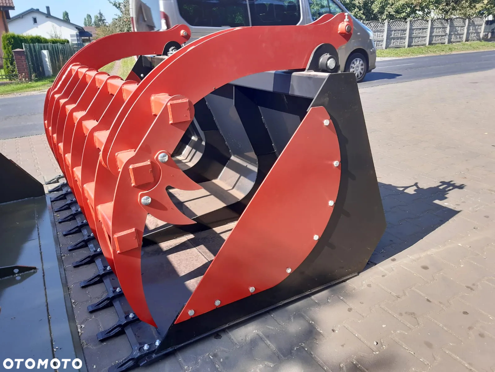 RATY!  Łyżko-krokodyl, ząb palony,240 cm, ładowarka Claas, CAT, JCB, Kramer, Schaffer, Merlo, Dieci - 7