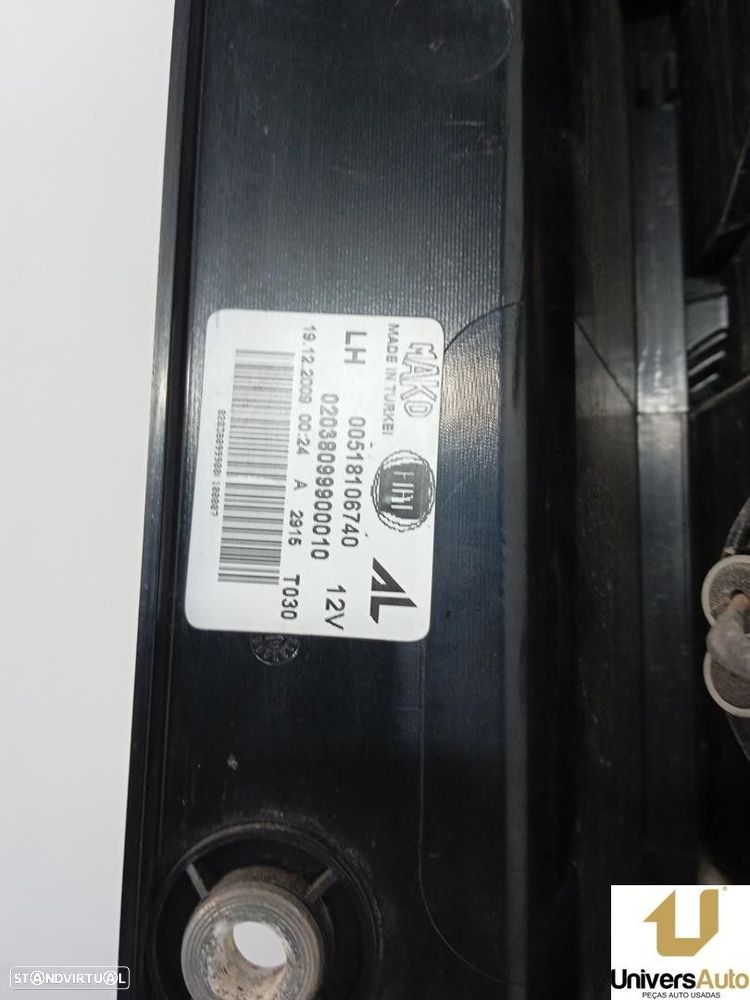FAROLIM TRASEIRO ESQUERDO FIAT DOBLO FURGÃO/BREAK FAMILIAR 2010 -00518106740 - 1