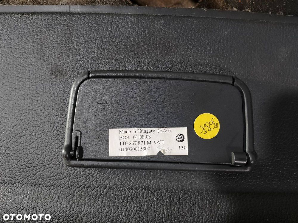 ROLETA BAGAŻNIKA  VW TOURAN I 1T0867871M - 6