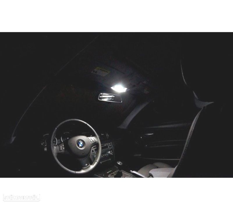 KIT COMPLETO DE 8 LÂMPADAS LED INTERIOR BMW 1 SERIE F20 F21 116I 118I 120I 120D 125D 125I M135I 12- - 3