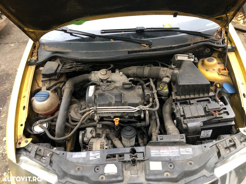 Dezmembrez Seat Ibiza 6L facelift 2007 galben 1,4 TDI cod BNV - 9