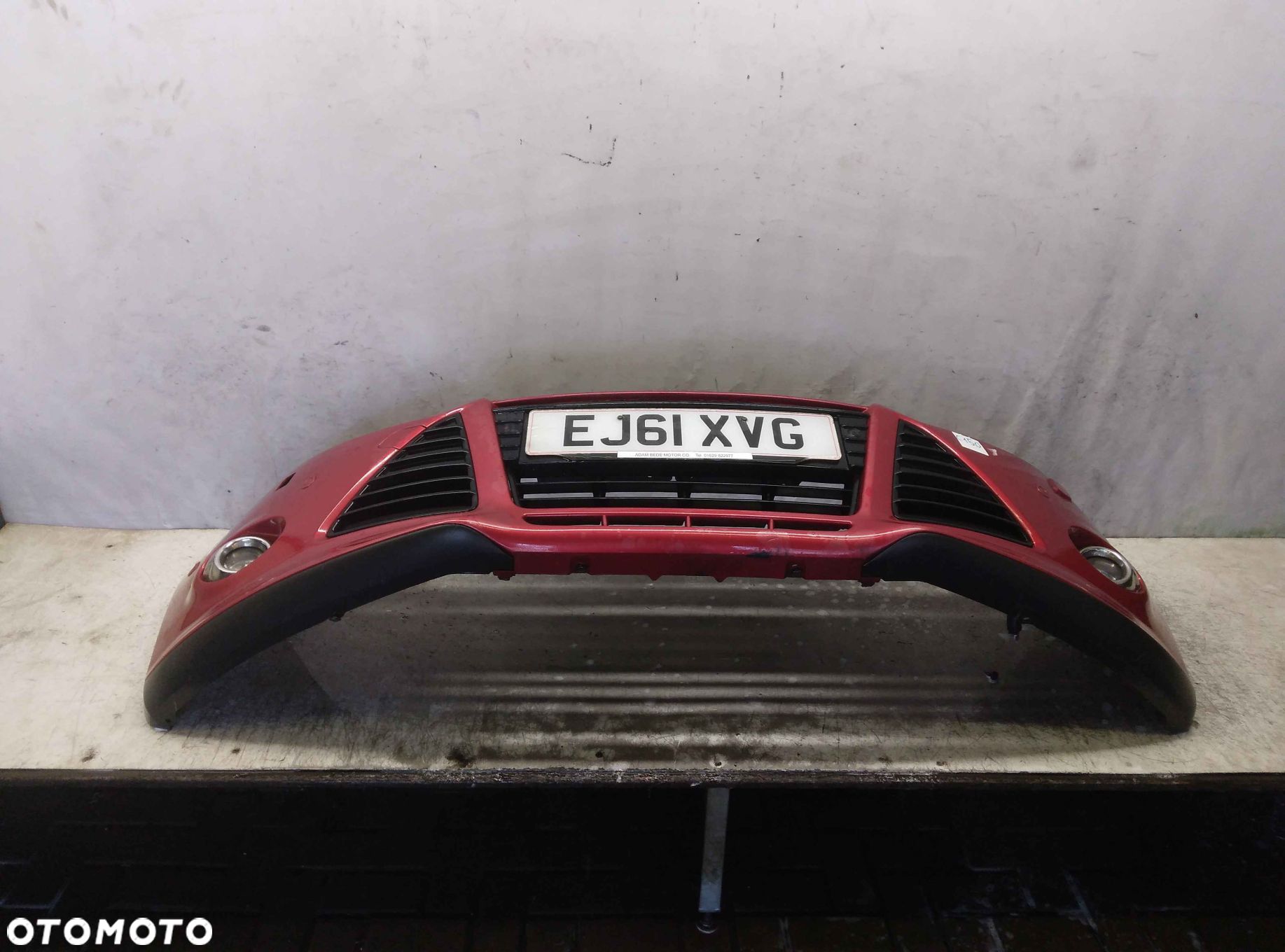 ^ ZDERZAK PRZÓD PRZEDNI FORD FOCUS MK.3 3 III TITANIUM UB BORDO BORDOWY PDC CZUJNIKI SPRYSKIWACZE LAMP XENON HALOGENY - 1