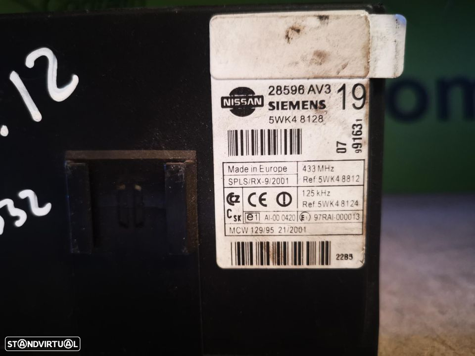 NISSAN PRIMEIRA P12 CENTRALINA SISTEMA COMFORT - MD032 - 2