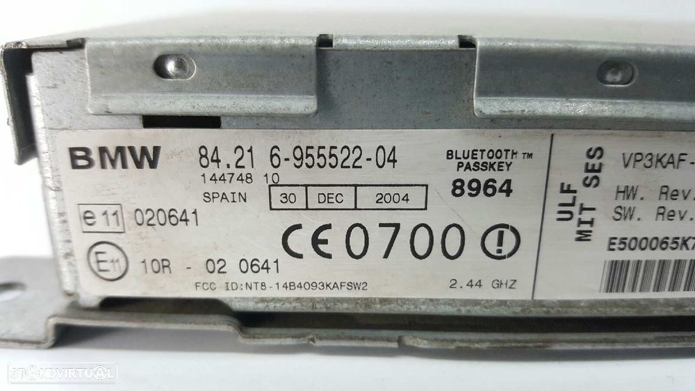 UNIDADE DE CONTROLE BLUETOOTH BMW SERIE 1 BERLINA (E81/E87) 2.0 16V CAT - 2