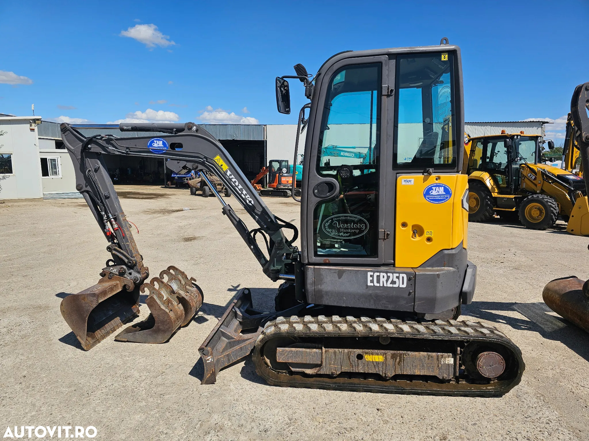 Volvo ECR25D miniexcavator compact 2.5t - 6