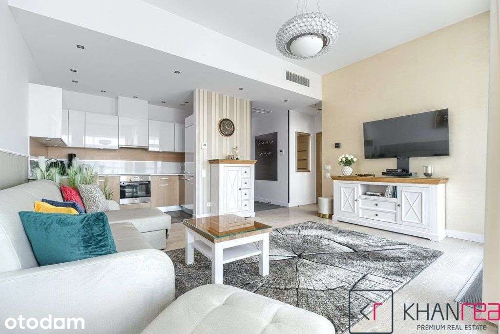 Apartament z widokiem na morze i piaszczystą plażę