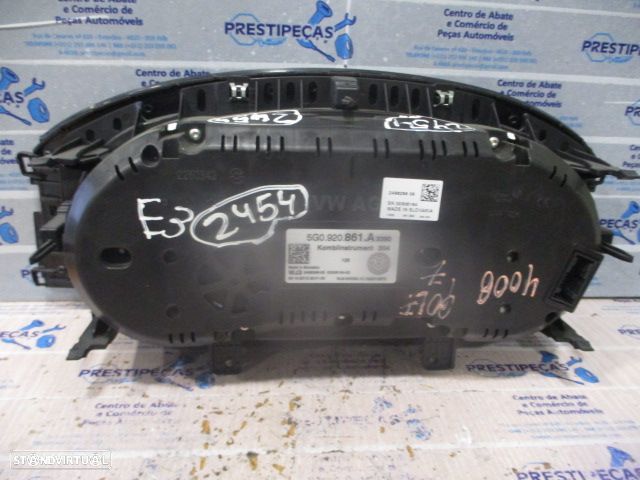 Quadrante 5G0920861A VW GOLF 7 5G FASE 1 2014 1.6TDI 105CV 5P CINZA RATO KMS Digital - 5