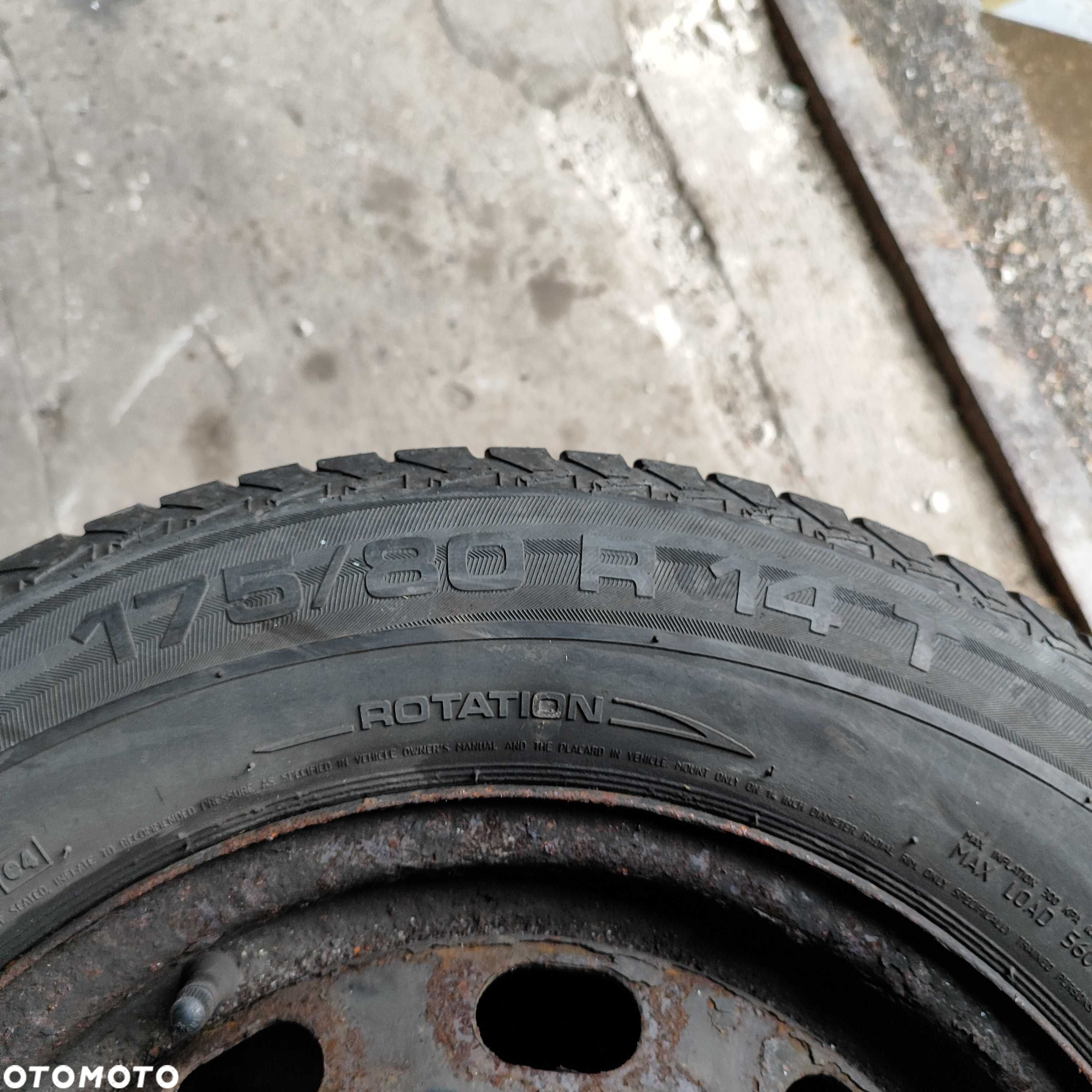 Opony zimowe Uniroyal MS Plus 175/80r15 + felgi stalowe kpl 4 szt - 3