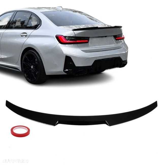 Eleron Lip Codita Portbagaj BMW Seria 3 G20 M4 style, Negru Lucios NOU - 1