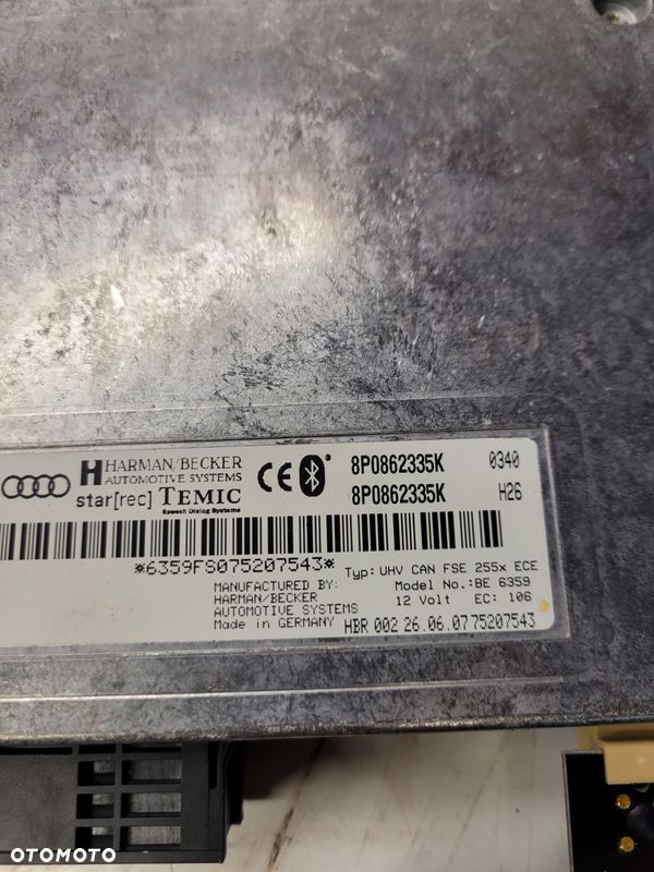 MODUŁ BLUETOOTH TELEFONU AUDI A3 A4 A6 8P0862335K - 4