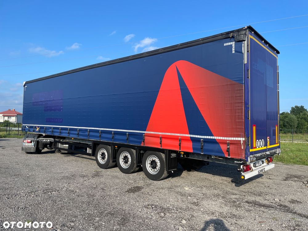 Schmitz Cargobull Schmitz Cargobull VARIOS /FIRANKA /OSIE SCHMITZ / DACH PODNOSZONY/ RAMA OCYNK /SERWIS FR / IDEALNY STAN / - 4