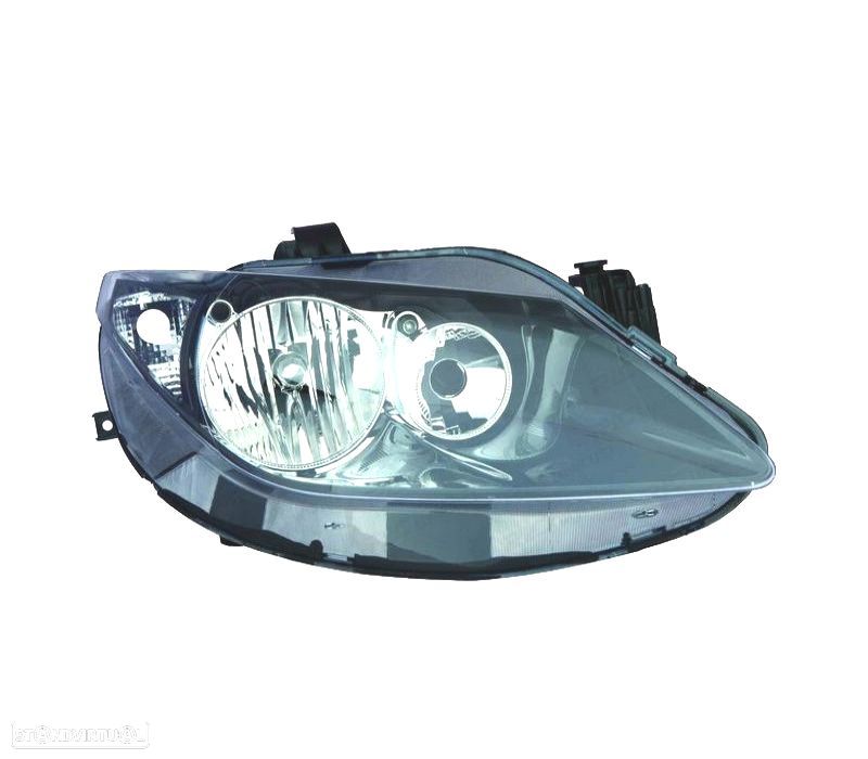 FAROL DIR PARA SEAT IBIZA VI 09-12 FUNDO PRETO - 1