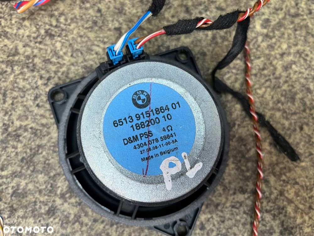 Glosniki glosnik wzmacniacz HiFi subwoofer syczki zestaw audio BMW E70 X5 - 12