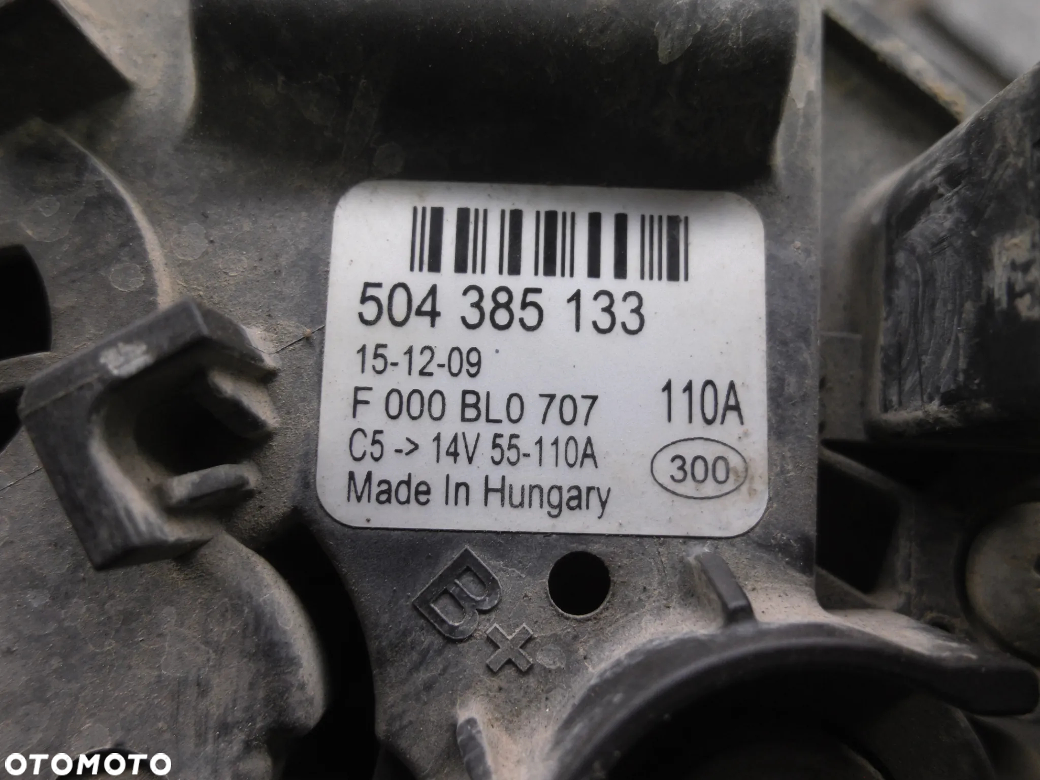 Alternator Fiat Ducato Iveco Daily 2.3 EURO 5 504385133 110A - 4