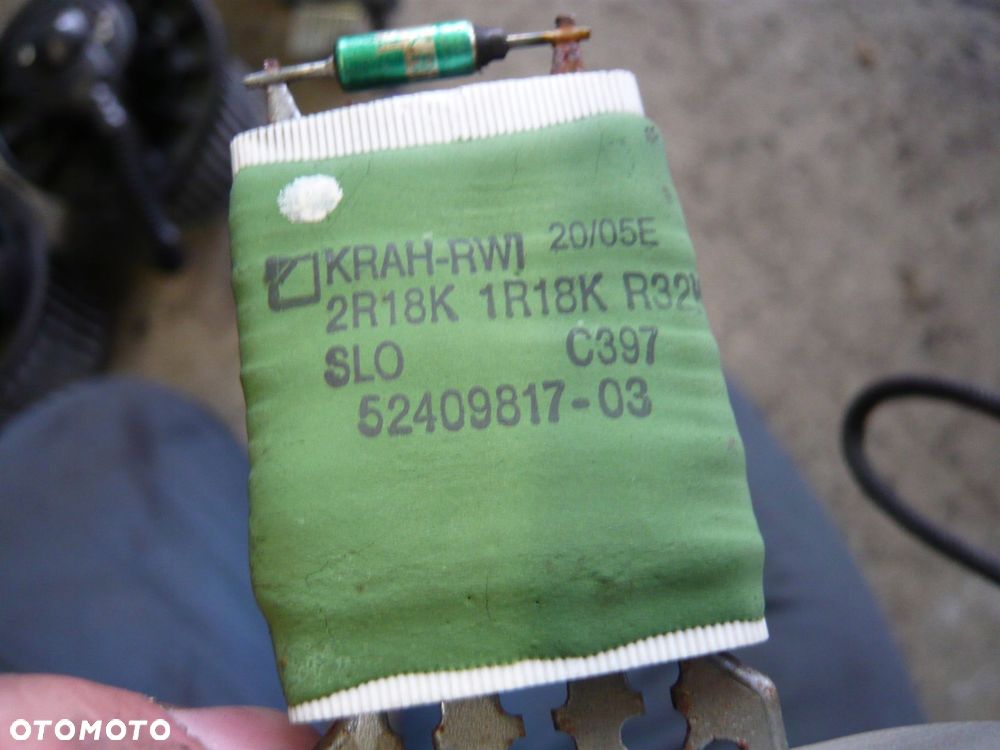rezystor opornica nagrzewnicy 52409817-03 alfa romeo 159 - 2