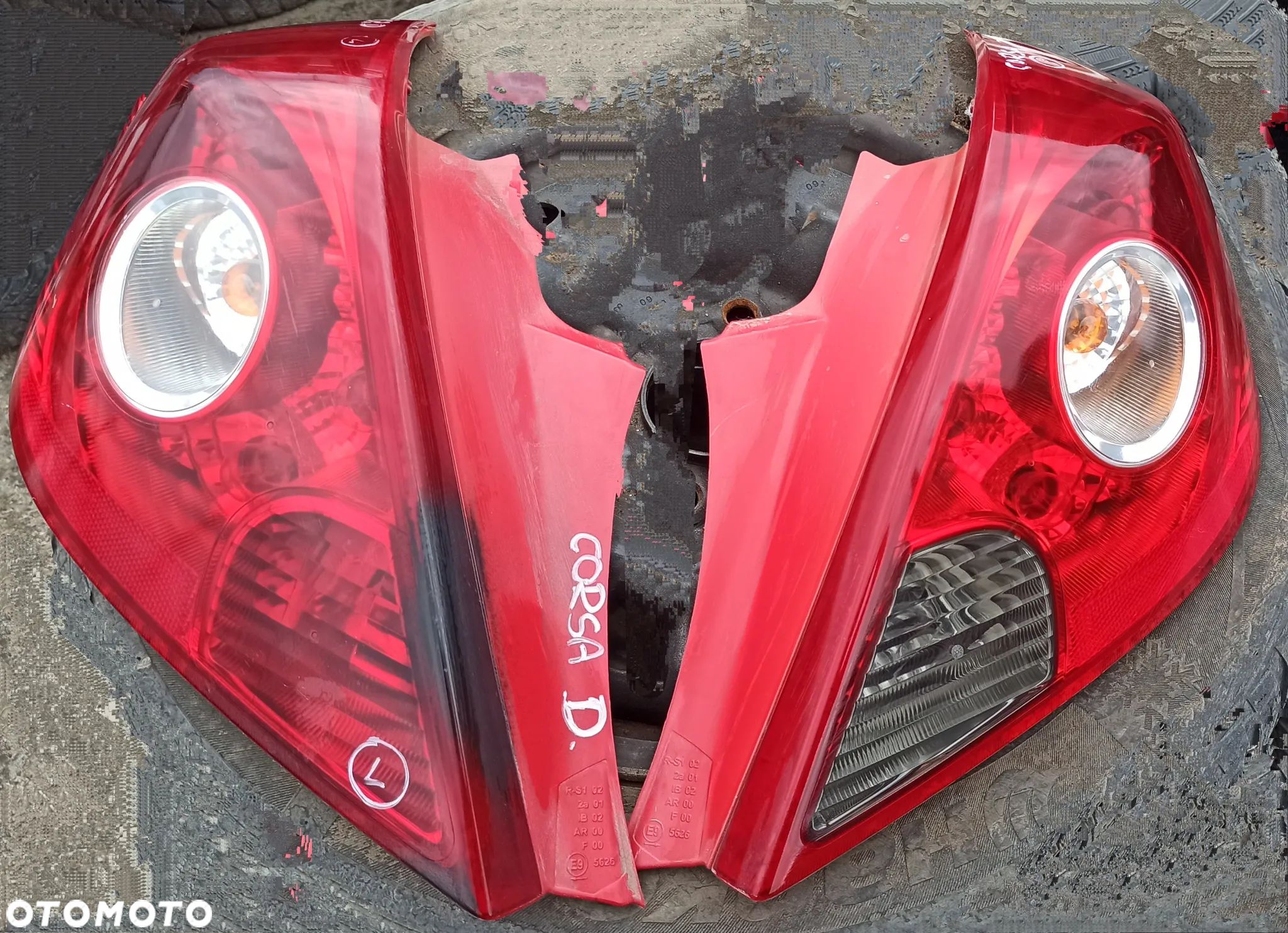 Lampy Tył Tylne Lampa Lewa Prawa Opel Corsa D - 1