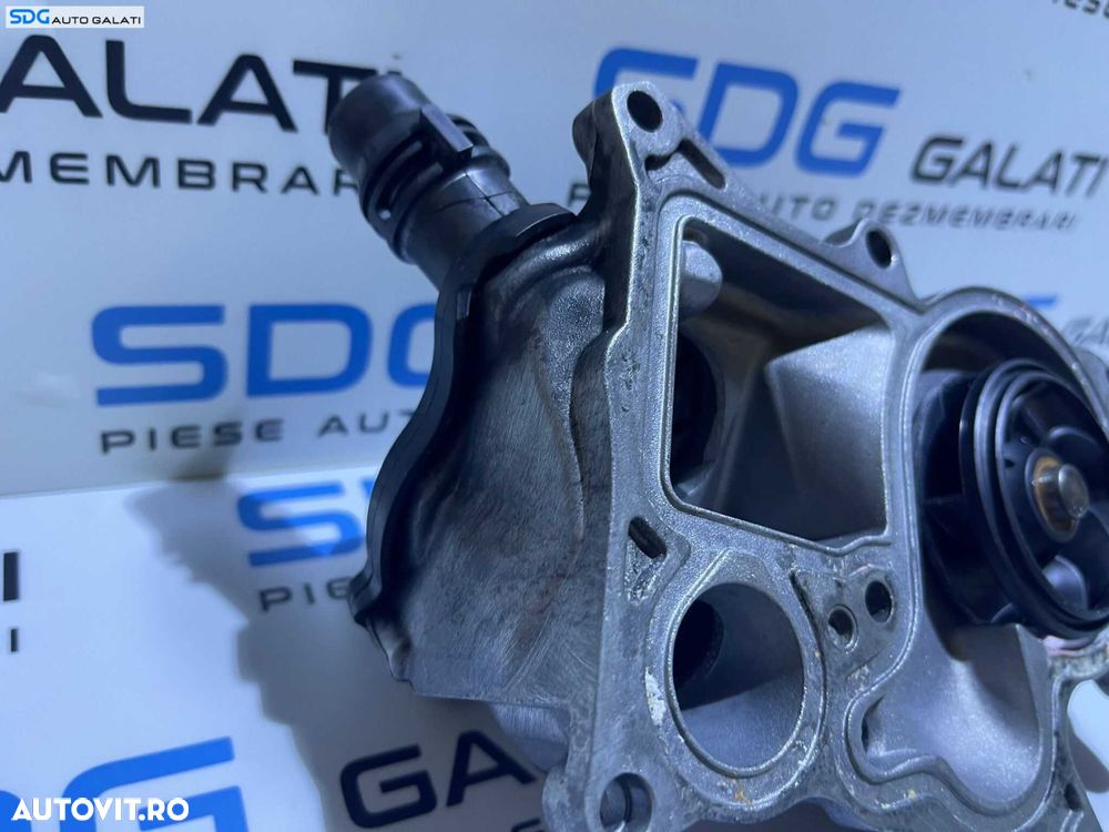 Flansa Pompa Apa Corp Carcasa Termostat BMW Seria 3 F30 F31 F34 F80 316 318 320 325 2.0 D N47 2011 - 2019 Cod 049539274 - 8