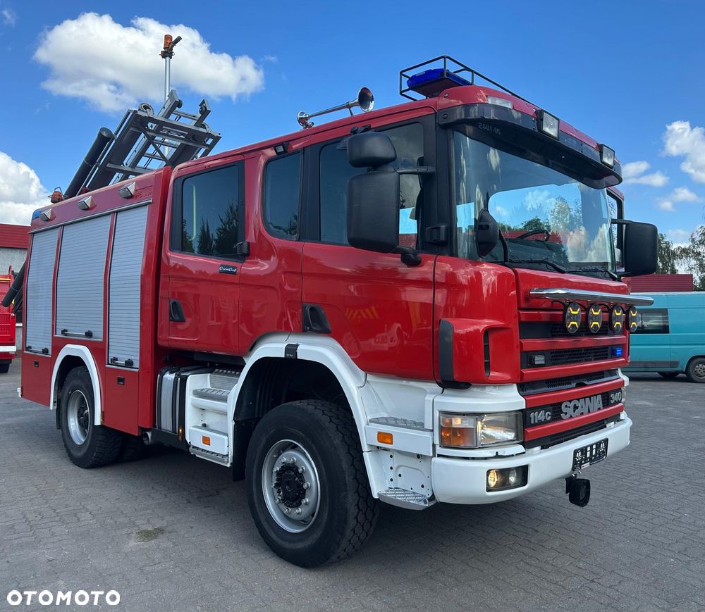 Scania 4X4 114c 340KM CNBOP pożarniczy specjalny 4X4 - 6