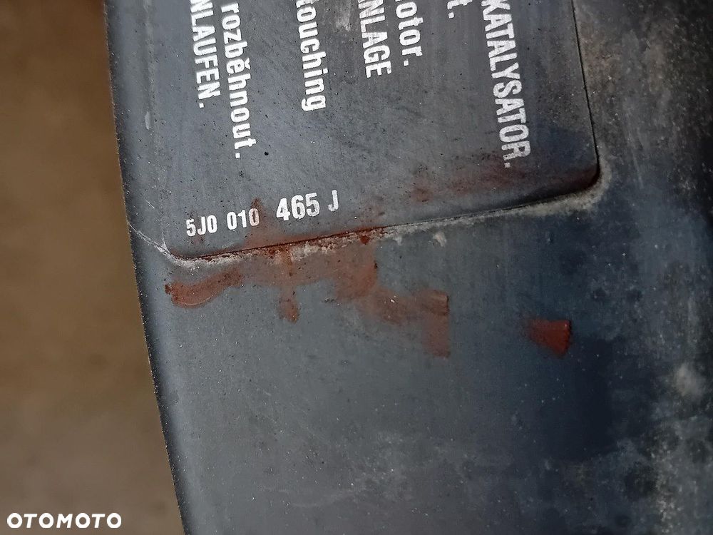 PAS PRZÓD, WZMOCNIENIE CZOŁOWE SKODA FABIA II 5J0010454H  5J0010465J 1.4 - 8