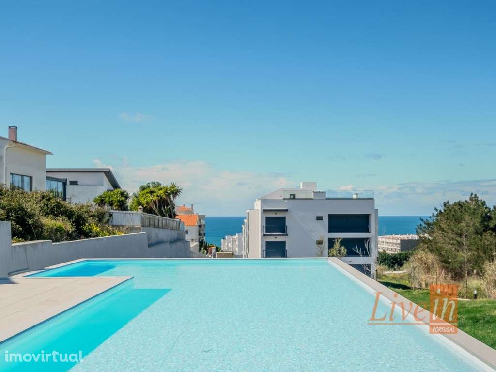 Apartamento T3 Novo com Terraço, Piscina e Vista de Mar na Ericeira - Grande imagem: 3/28