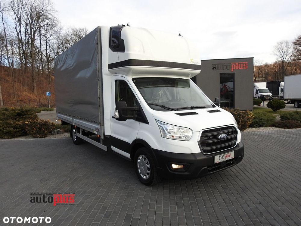 Ford TRANSIT PLANDEKA 10 PALET WEBASTO TEMPOMAT KLIMATYZACJA LEDY  160KM - 2