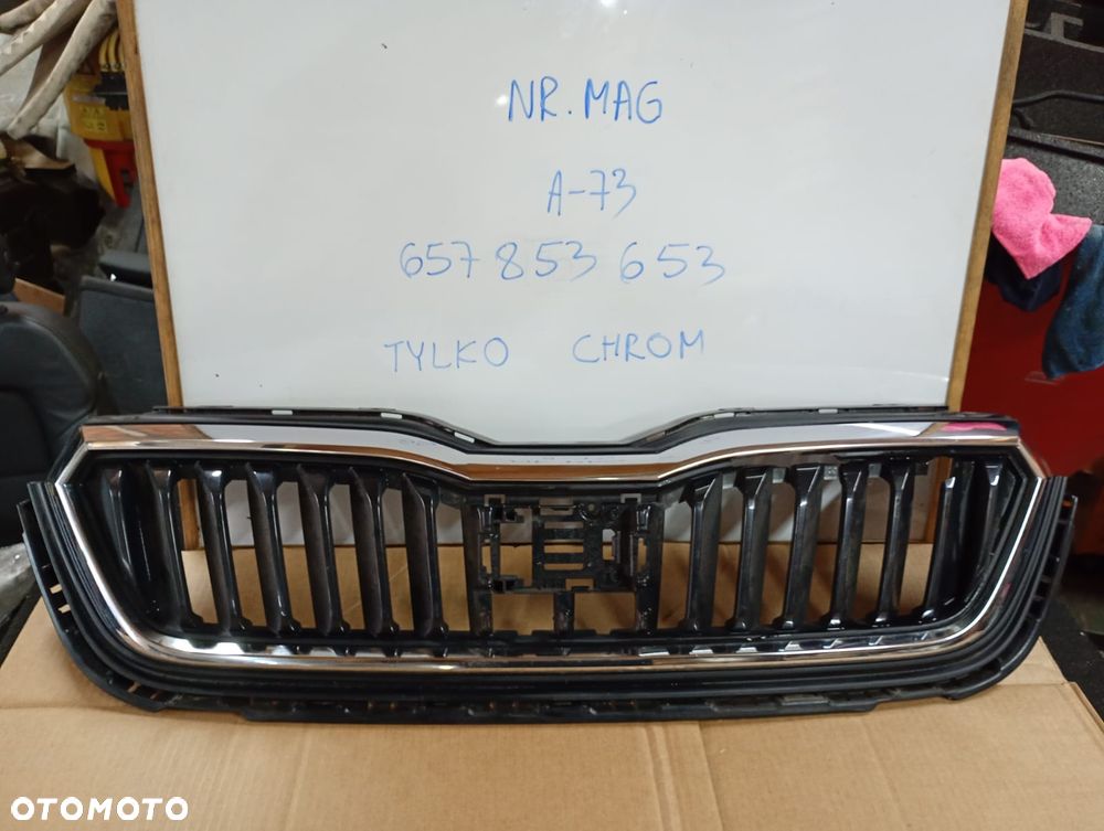 RAMKA ATRAPY CHROM SKODA SCALA LIFT 657853653 - 1