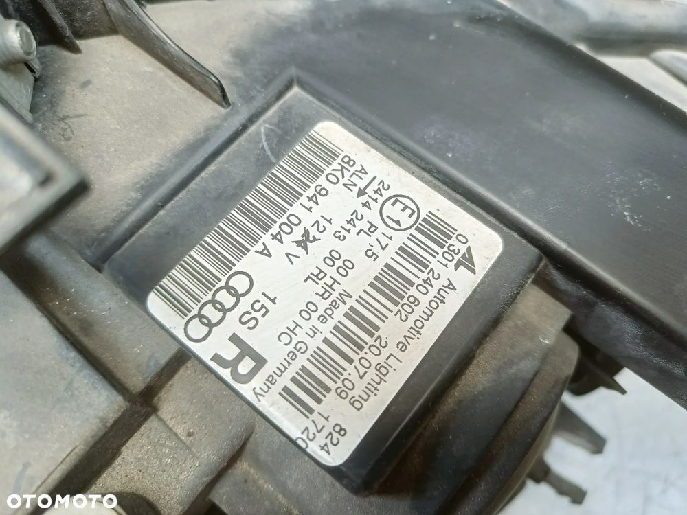 Lampa prawa przednia Audi A4 B8 prawy przód 8K0941004A - 15