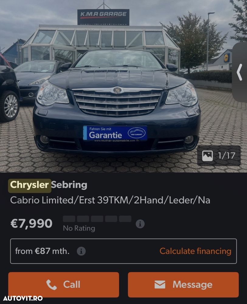 Chrysler Sebring 2.0 CRD Limited - 12