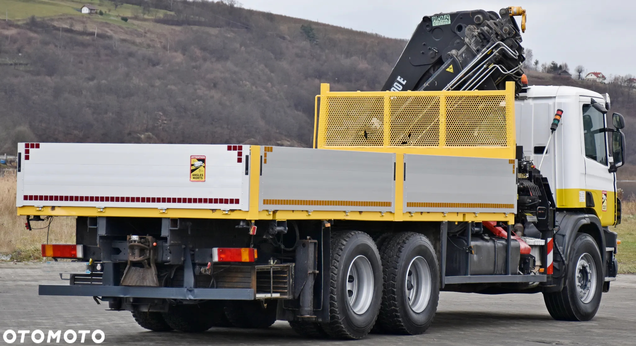Scania 114 G 380 * SKRZYNIA 6,10 m * HIAB 400 E-6 * 6x4 - 6