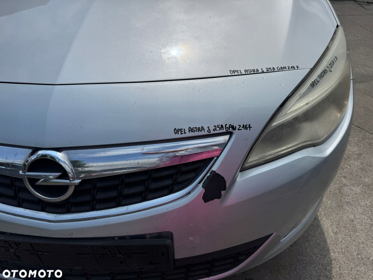 OPEL ASTRA J KOMBI ZDERZAK PRZÓD PRZEDNI GAN Z176 - 8