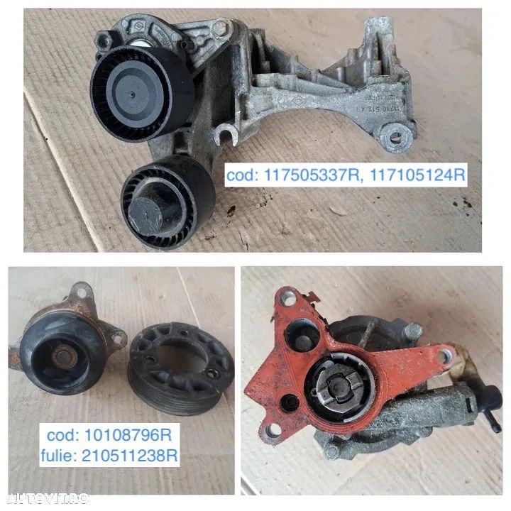 fulie motor galerie admisie turbina racitor gaze EGR clapeta egr rampa injectoare pompa inalta presiune galerie evacuare renault trafic 3 opel vivaro B fiat talento 1.6d 1.6dci 1.6 cdti motor r9m r9mh413 2014 - 2018 - 7