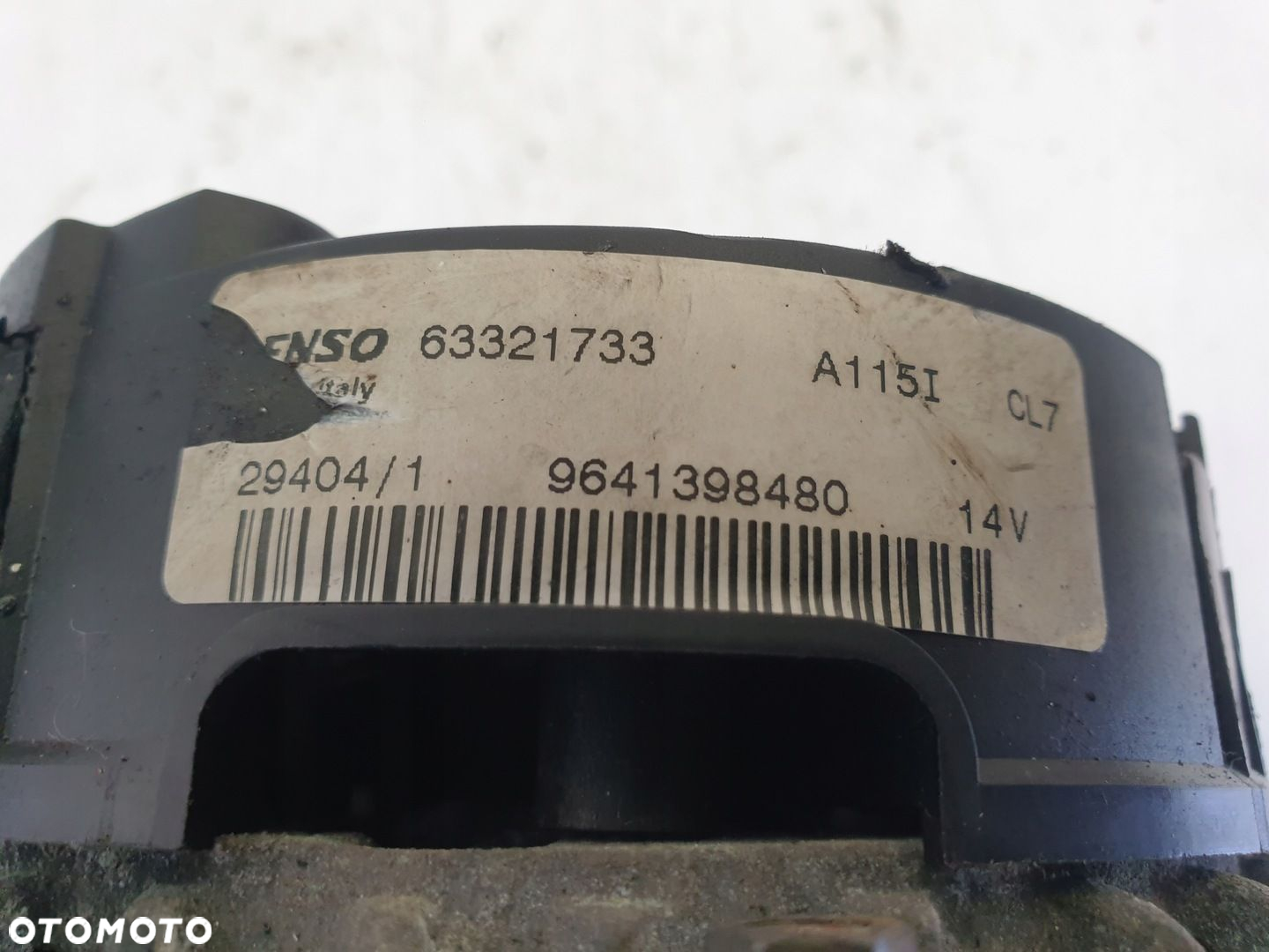 Peugeot 206 1.6 16V ALTERNATOR 9648644680 denso - 2