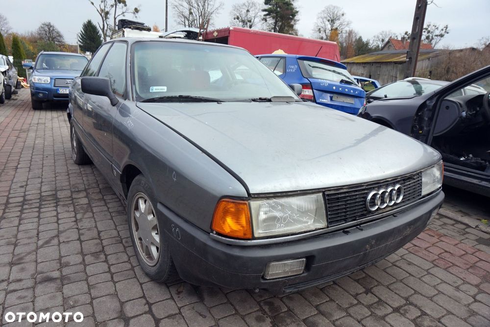 AUDI 80 B3 SEDAN 1991 LY7P 1.8 8V PM 90KM SZARY na części - 7