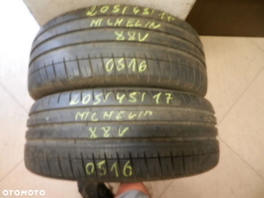 Opony 205/45r17 michelin pilot sport 3 6,7mm lato para