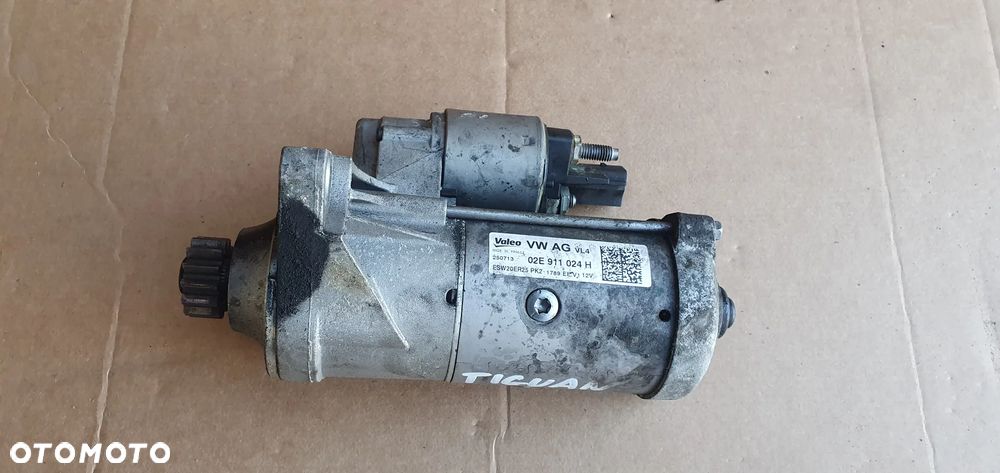 Rozrusznik starter silnika VW Tiguan I Lift 2.0 TDI 02E911024H - 1