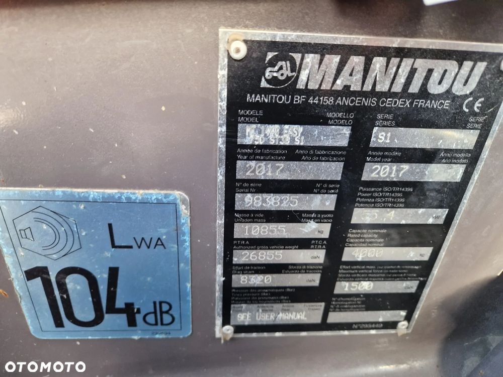 Manitou MT 1440 jak 540-140 P601 - 9