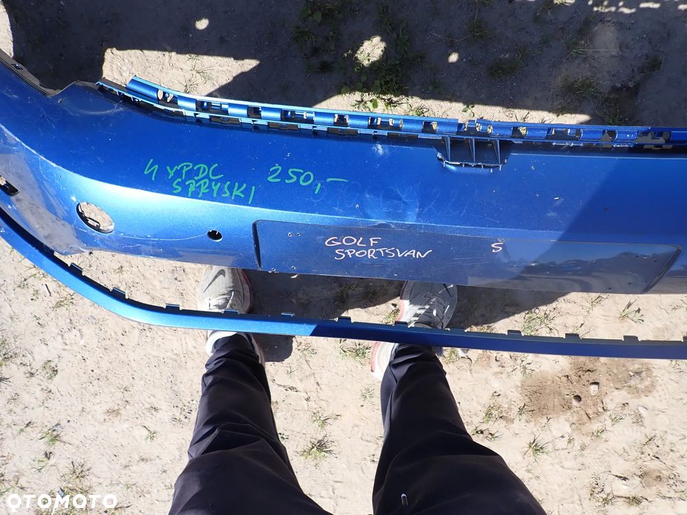 VW GOLF SPORTSVAN ZDERZAK PRZÓD 4 PDC SPRYSKI - 4