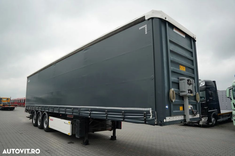 Fruehauf CORTINĂ / STANDARD / LIFT 2.000 kg / PODEA PUTERNICĂ CU BAIE / CONTENIER PENTRU PALEȚI - 7