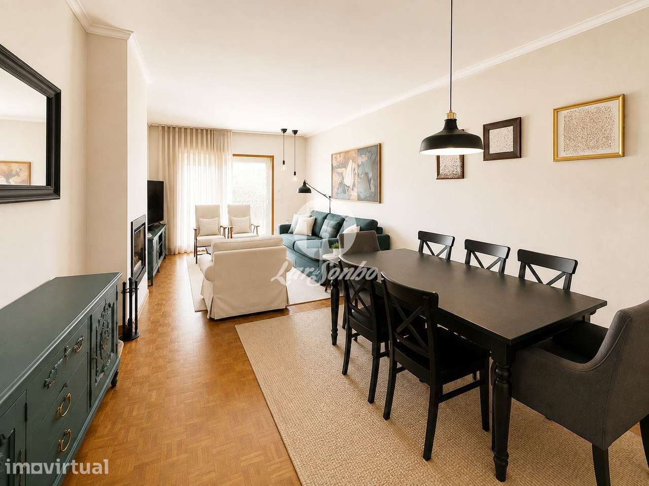 Apartamento T3 com garagem fechada, a 50m da praia, em Mindelo - Grande imagem: 2/20