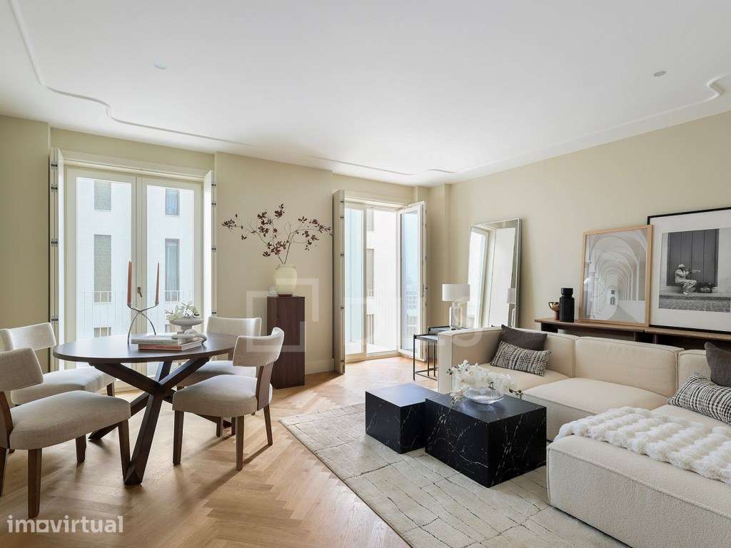 Apartamento T2 com varanda e vista rio, no Palácio Santa Clara - Grande imagem: 2/24